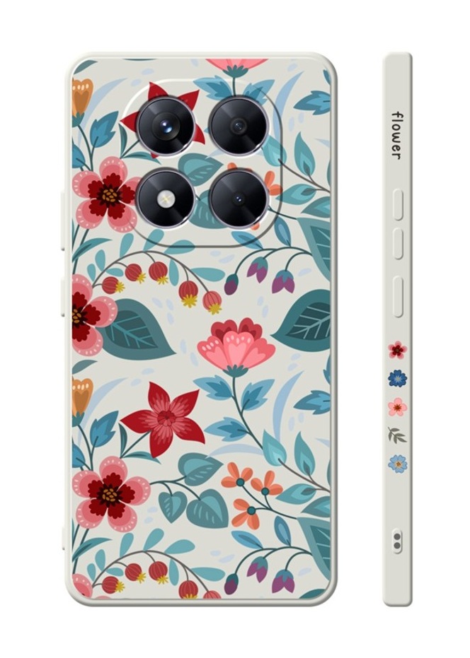 Zadní kryt TopQ Design na mobil Xiaomi Redmi Note 14 Pro+ 5G Podzimní kvítí