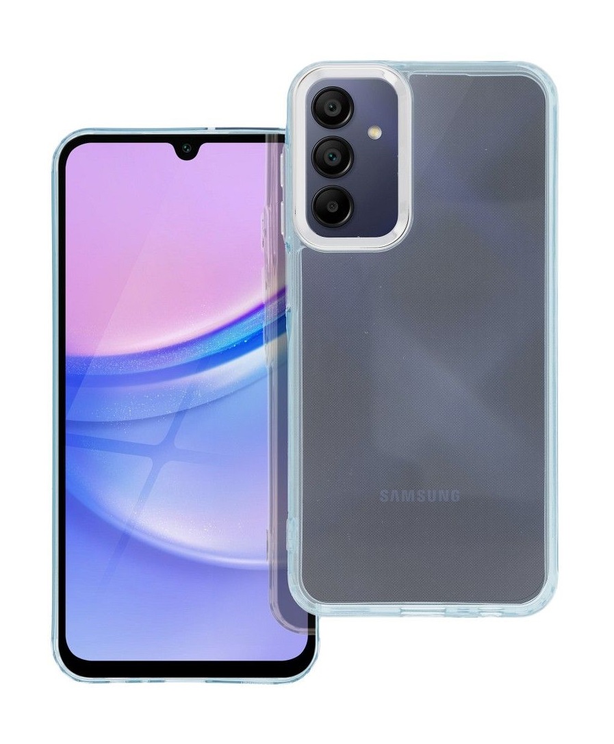 Zadní kryt TopQ Pearl na mobil Samsung A15 světle modrý