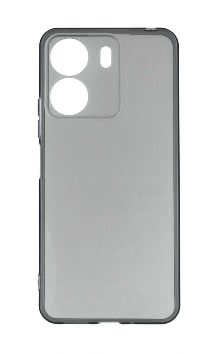 Zadní kryt TopQ Box Premium na mobil Xiaomi Redmi 13C průhledný černý