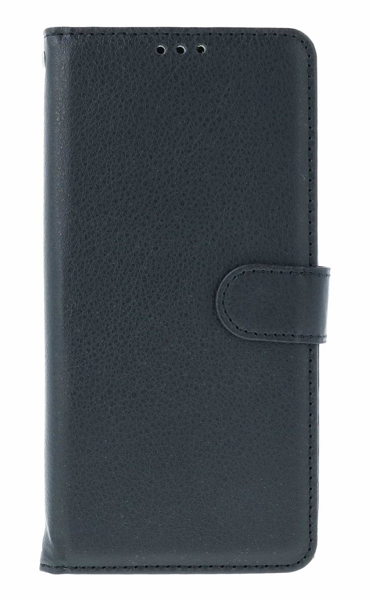 Knížkové pouzdro TopQ na mobil Xiaomi Redmi Note 14 Pro 5G černé s přezkou