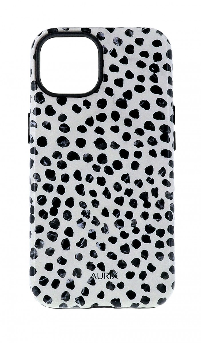 Luxusní kryt AURIX MagSafe iPhone 15 Minimalist Dots