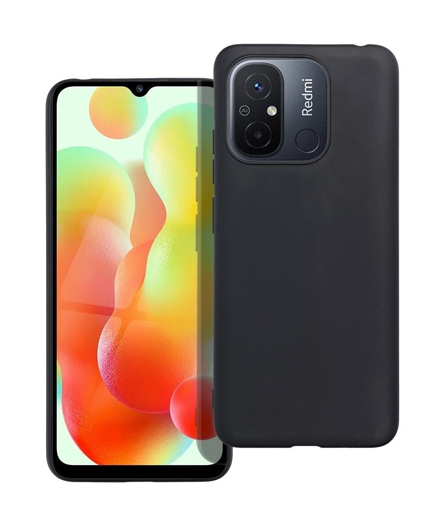 Zadní kryt TopQ MATT na mobil Xiaomi Redmi 12C černý