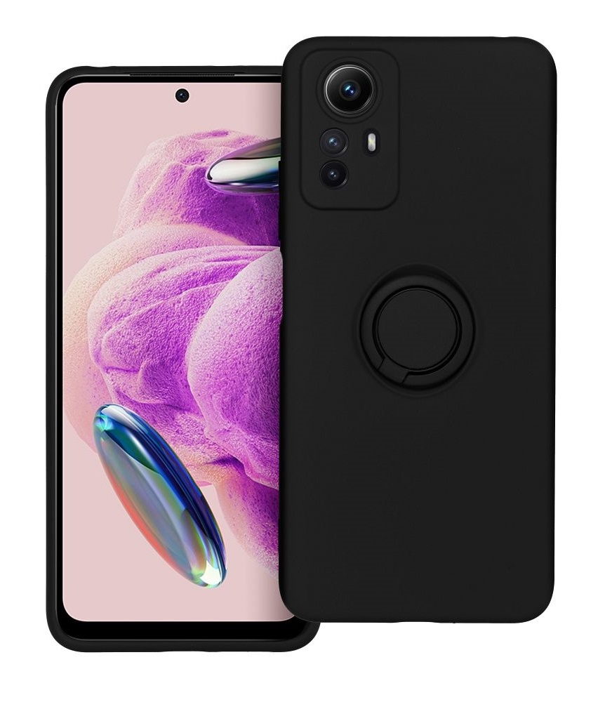 Zadní kryt TopQ RING na mobil Xiaomi Redmi Note 12S černý