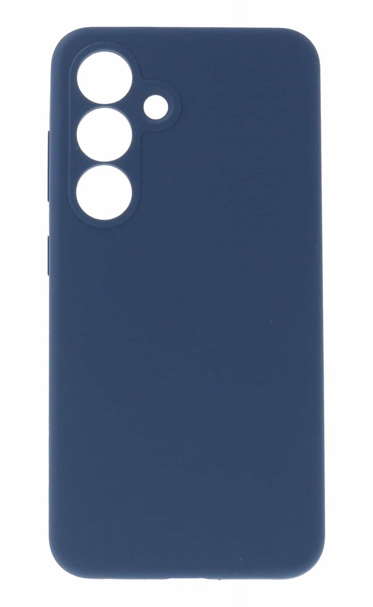 Zadní kryt Silicone Lite pro Samsung Galaxy A36 5G tmavě modrý