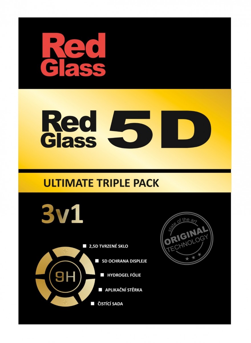 Set ochrany displeje RedGlass na mobil iPhone 14 Plus Triple Pack