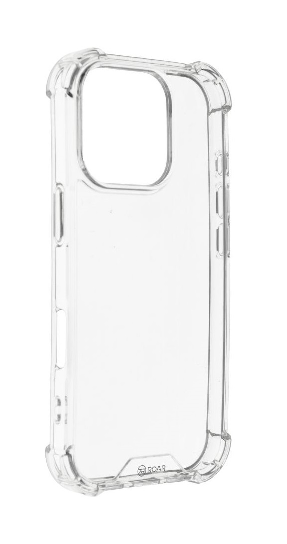 Zadní pevný kryt Roar Armor HD Clear na mobil iPhone 16 Pro průhledný
