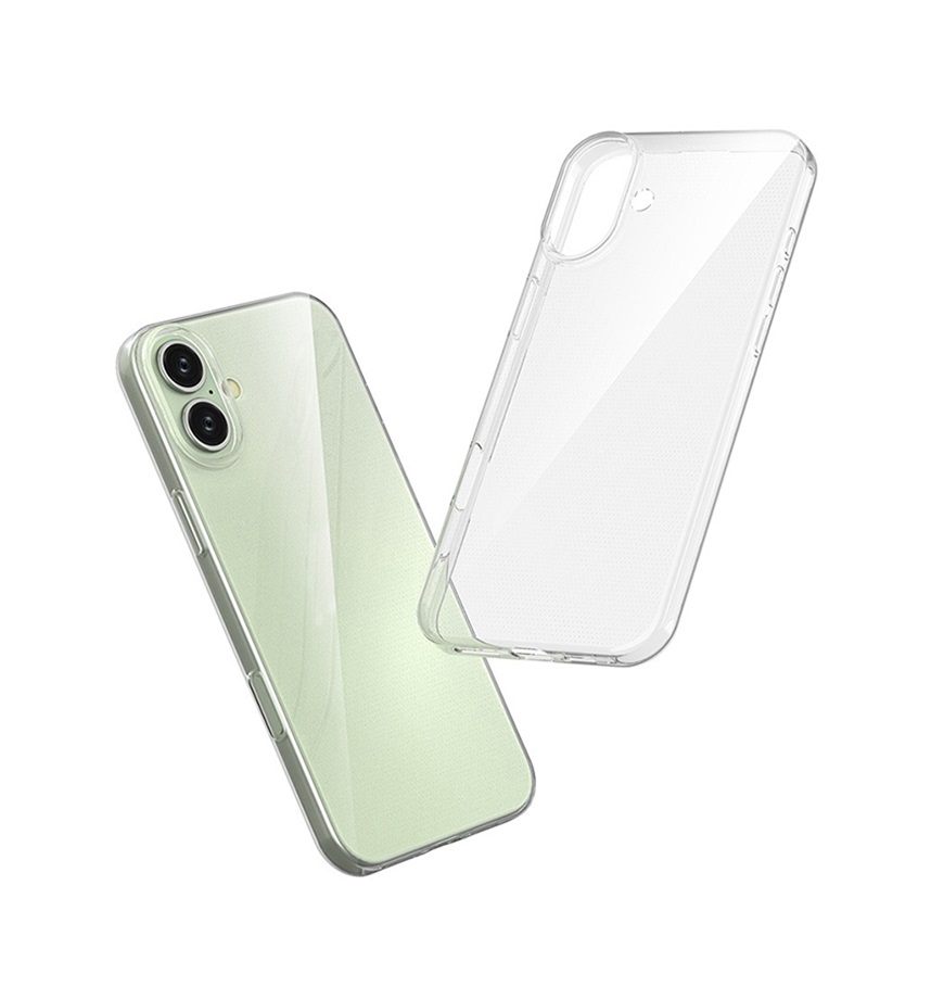 Zadní kryt TopQ CLEAR na mobil iPhone 16 Plus 1,5 mm průhledný
