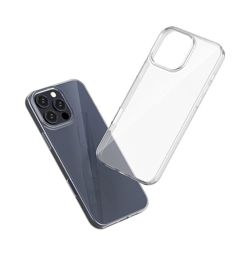 Zadní kryt TopQ CLEAR na mobil iPhone 16 Pro Max 1,5 mm průhledný