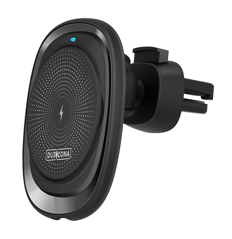 Magnetický držák na mobil do auta s funkcí bezdrátového nabíjení Dux Ducis Duzzona V1 15W černý