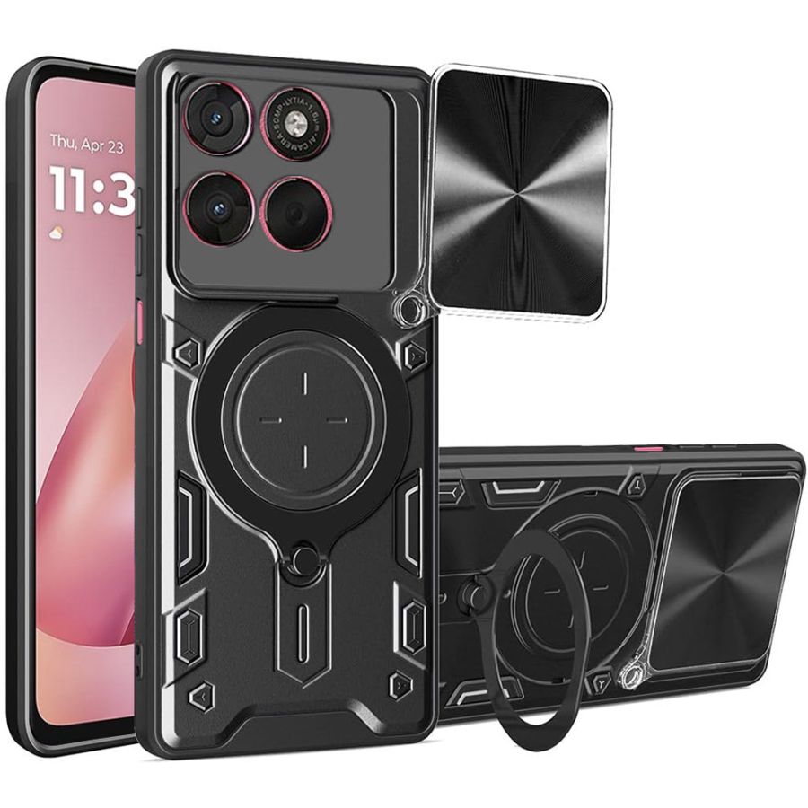 Techsuit - CamGuard Pro - Motorola Moto G57 Power / G67 Power - černá
