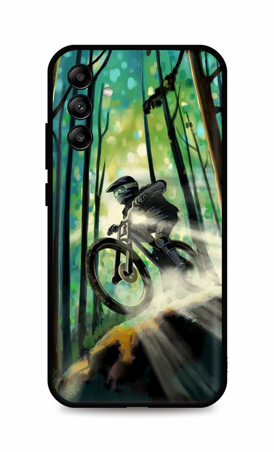 Zadní kryt TopQ DARK na mobil Samsung A04s Mountain Bike