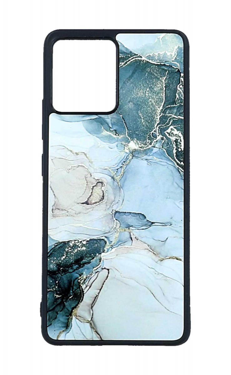 Zadní pevný kryt TopQ Marble na mobil Motorola Edge 30 Fusion Smoky Color
