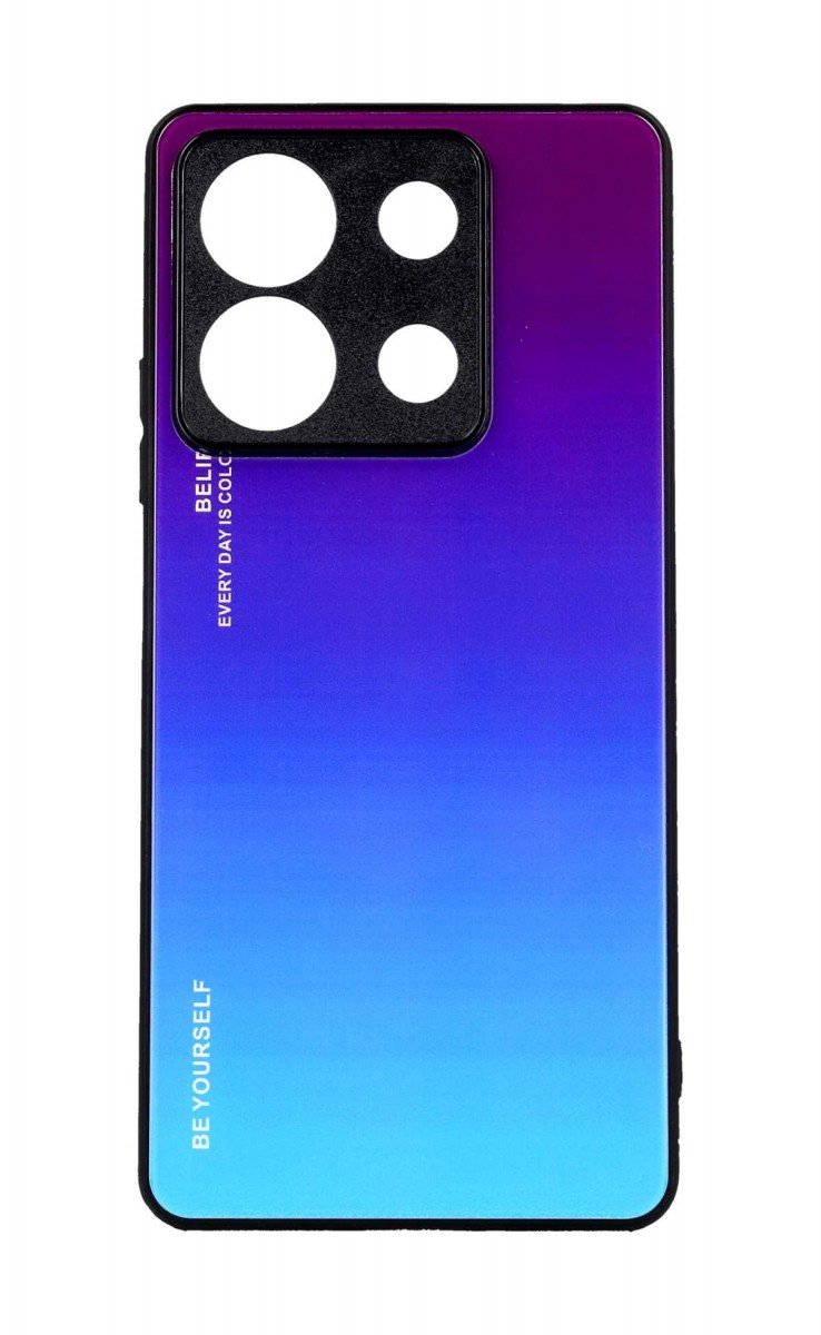 Zadní pevný kryt TopQ LUXURY na mobil Xiaomi Redmi Note 13 5G duhový purpurový