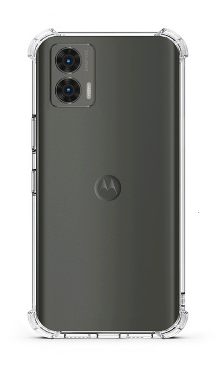 Odolný zadní kryt TopQ na mobil Motorola Moto G73 průhledný