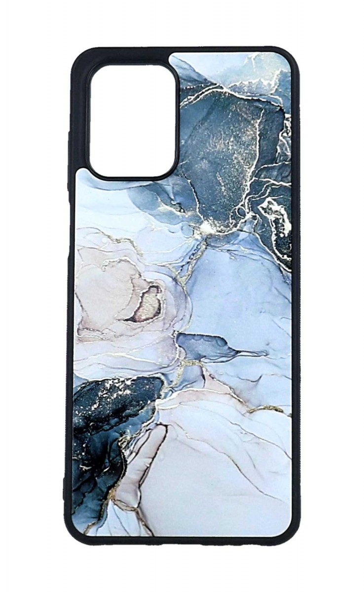 Zadní pevný kryt TopQ Marble na mobil Motorola Moto G73 Smoky Color