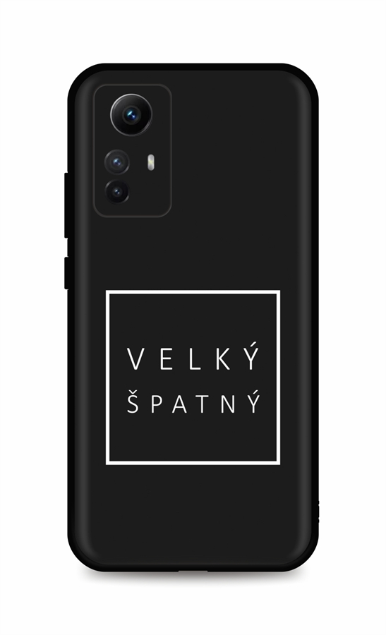 Zadní kryt TopQ DARK na mobil Xiaomi Redmi Note 12S Velký špatný