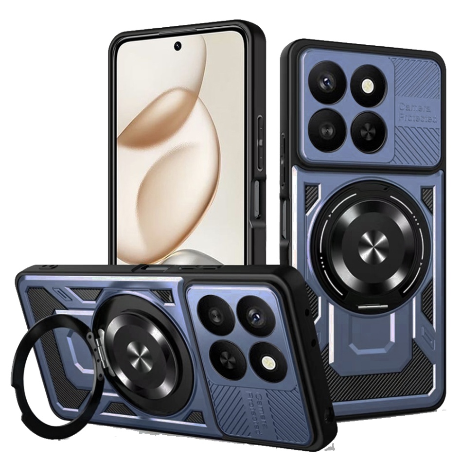 Techsuit - RuggedCam - Honor 400 Smart 5G / 400 Smart 4G / X7d 4G - modrá
