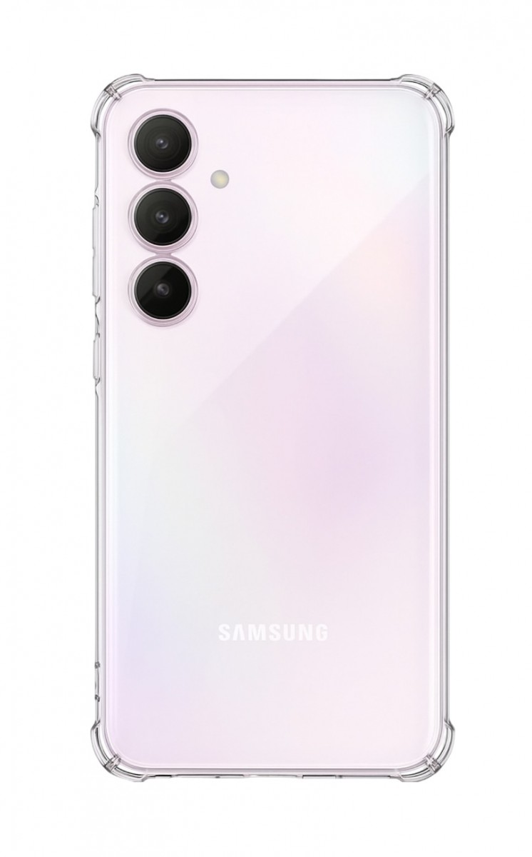 Odolný zadní kryt TopQ na mobil Samsung A55 průhledný