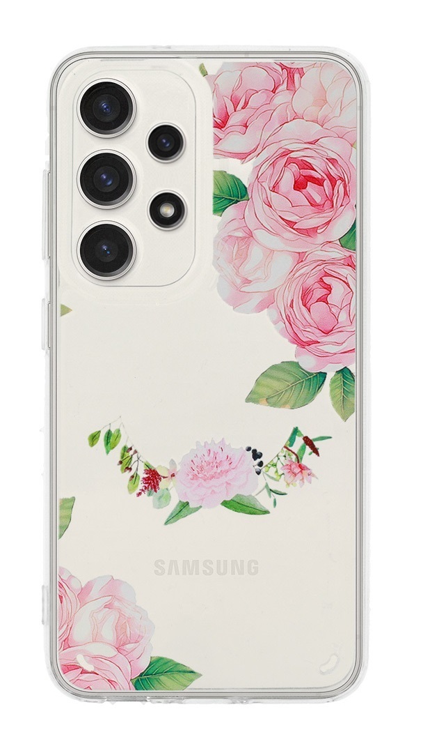 Zadní kryt Tel Protect Flower na mobil Samsung A13 s růžovými květy