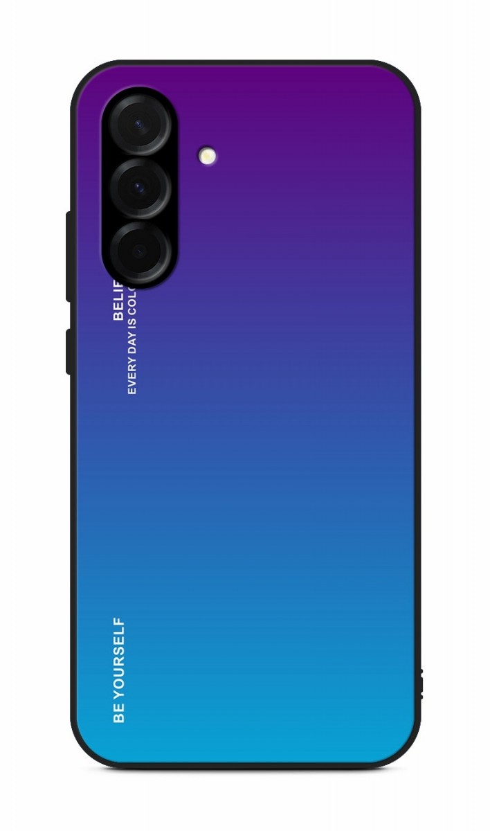 Zadní pevný kryt TopQ LUXURY na mobil Samsung A56 duhový purpurový