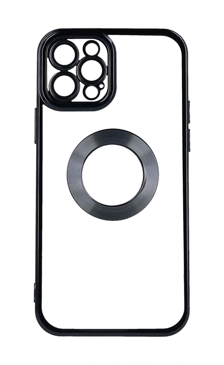 Zadní kryt TopQ na mobil iPhone 12 Pro Beauty Clear černý