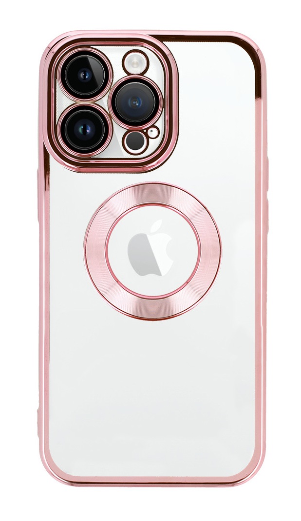 Zadní kryt TopQ na mobil iPhone 14 Pro Beauty Clear růžový