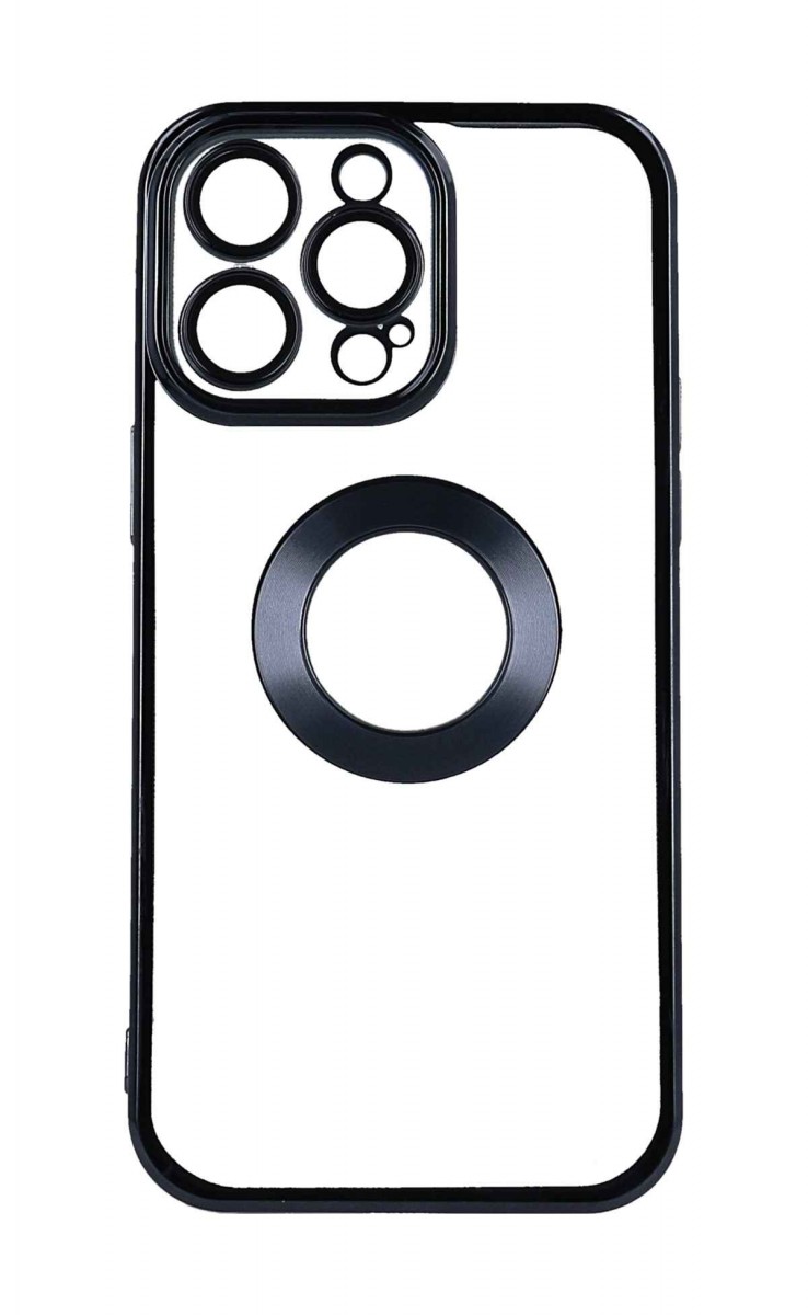 Zadní kryt TopQ na mobil iPhone 14 Pro Max Beauty Clear černý