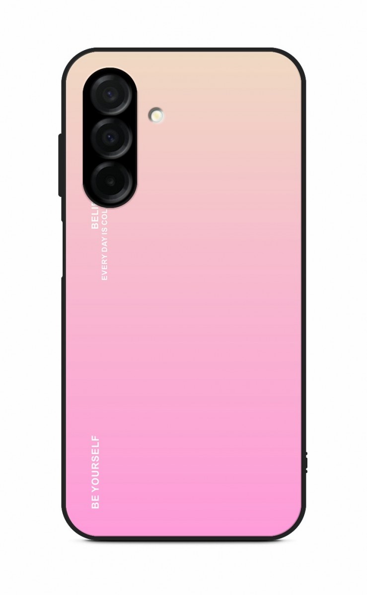 Zadní pevný kryt TopQ LUXURY na mobil Samsung A26 5G duhový meruňkový