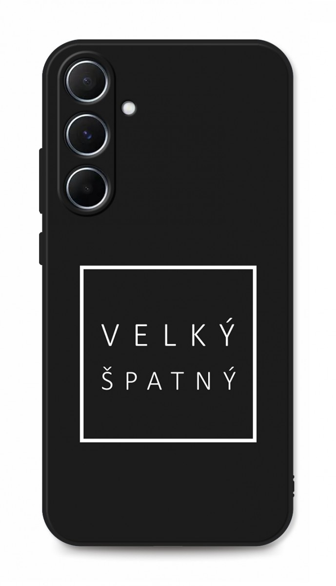 Zadní kryt TopQ DARK na mobil Samsung A15 Velký špatný
