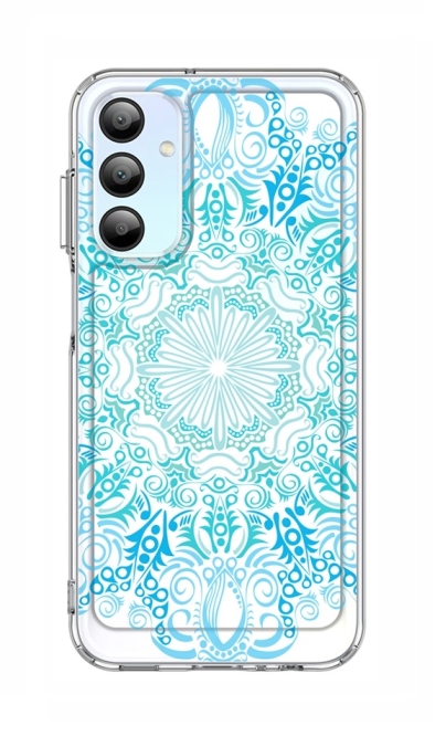 Zadní pevný kryt TopQ Image na mobil Samsung A15 Blue Mandala
