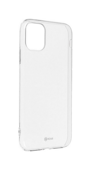 Zadní silikonový kryt Roar na mobil iPhone 11 průhledný