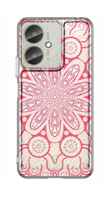 Zadní pevný kryt TopQ Image na mobil Xiaomi Redmi 13C Romantic Mandala