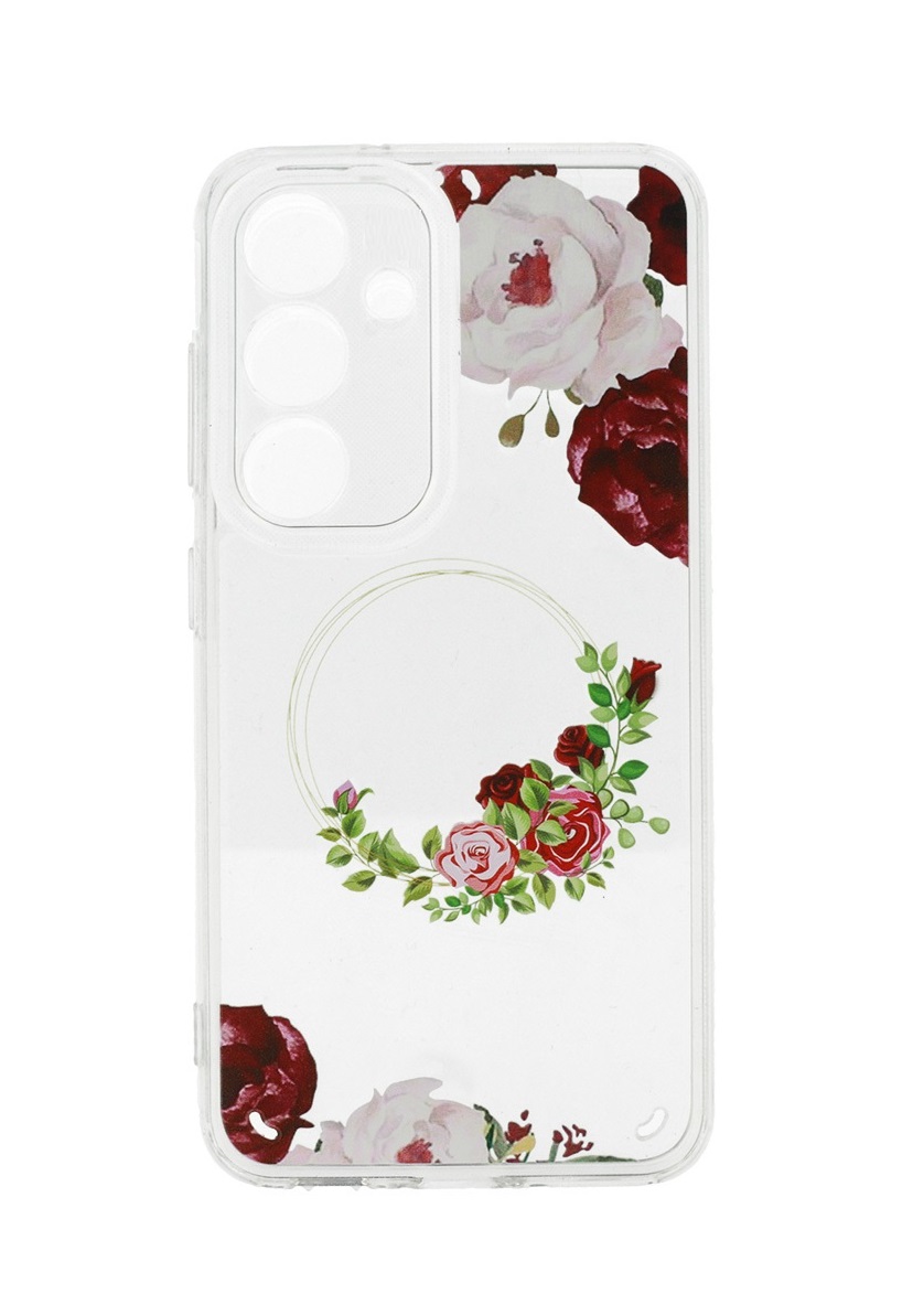 Zadní kryt Tel Protect Flower na mobil Samsung A54 5G s červenými květy