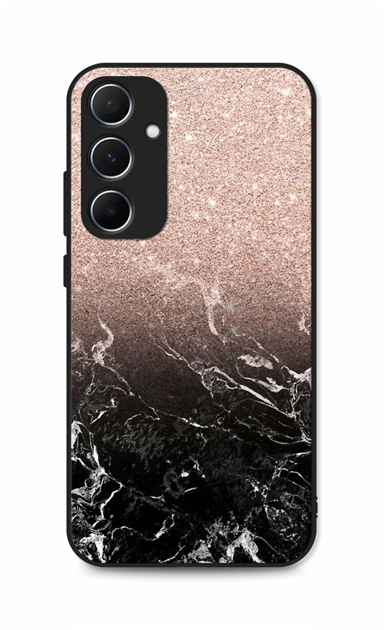 Zadní pevný kryt TopQ LUXURY na mobil Samsung A15 Sparkling Marble
