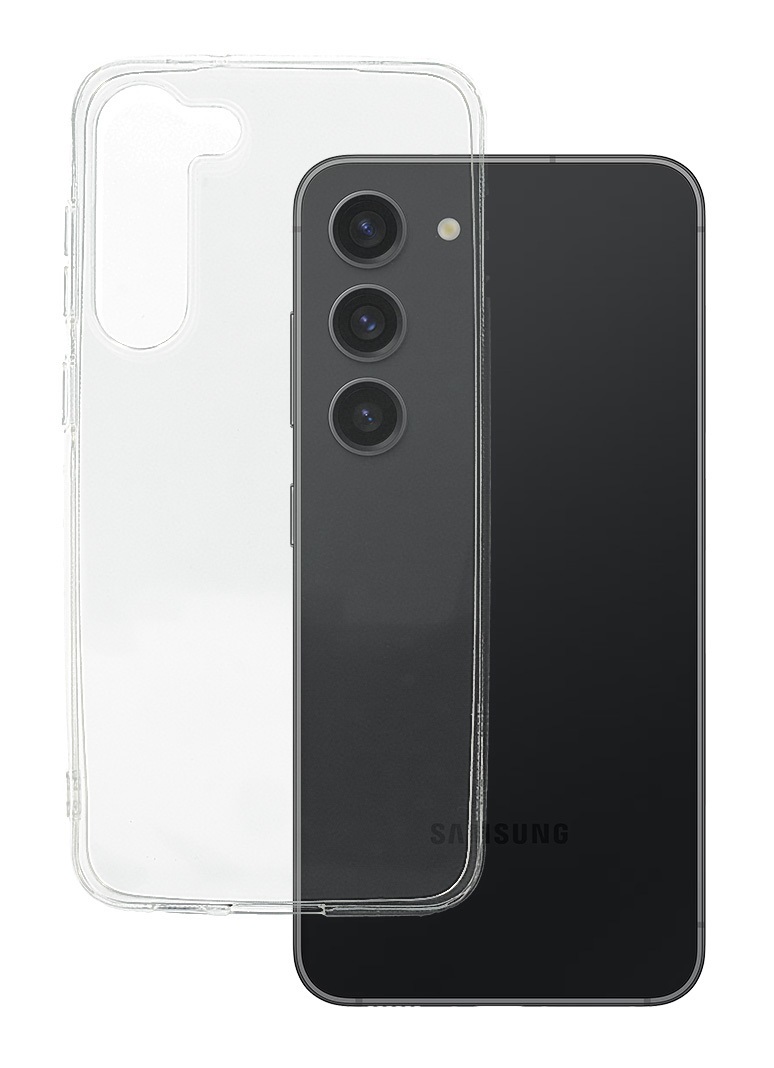 Zadní kryt TopQ Ultra Clear na mobil Samsung S23 průhledný