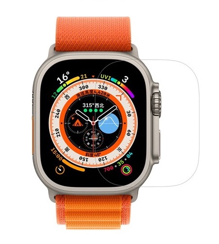 Ochranné tvrzené sklo TopQ na chytré hodinky Apple Watch Ultra 49 mm