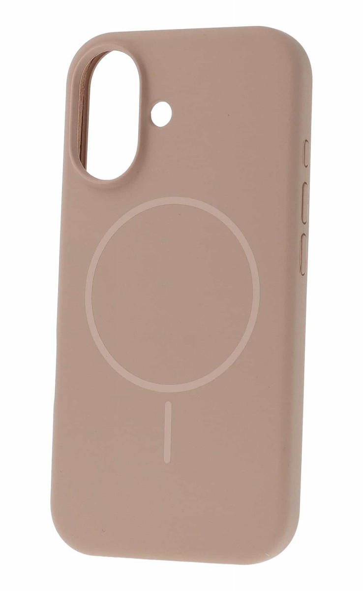 Zadní kryt Magsafe Slim Silicone pro iPhone 16 brown