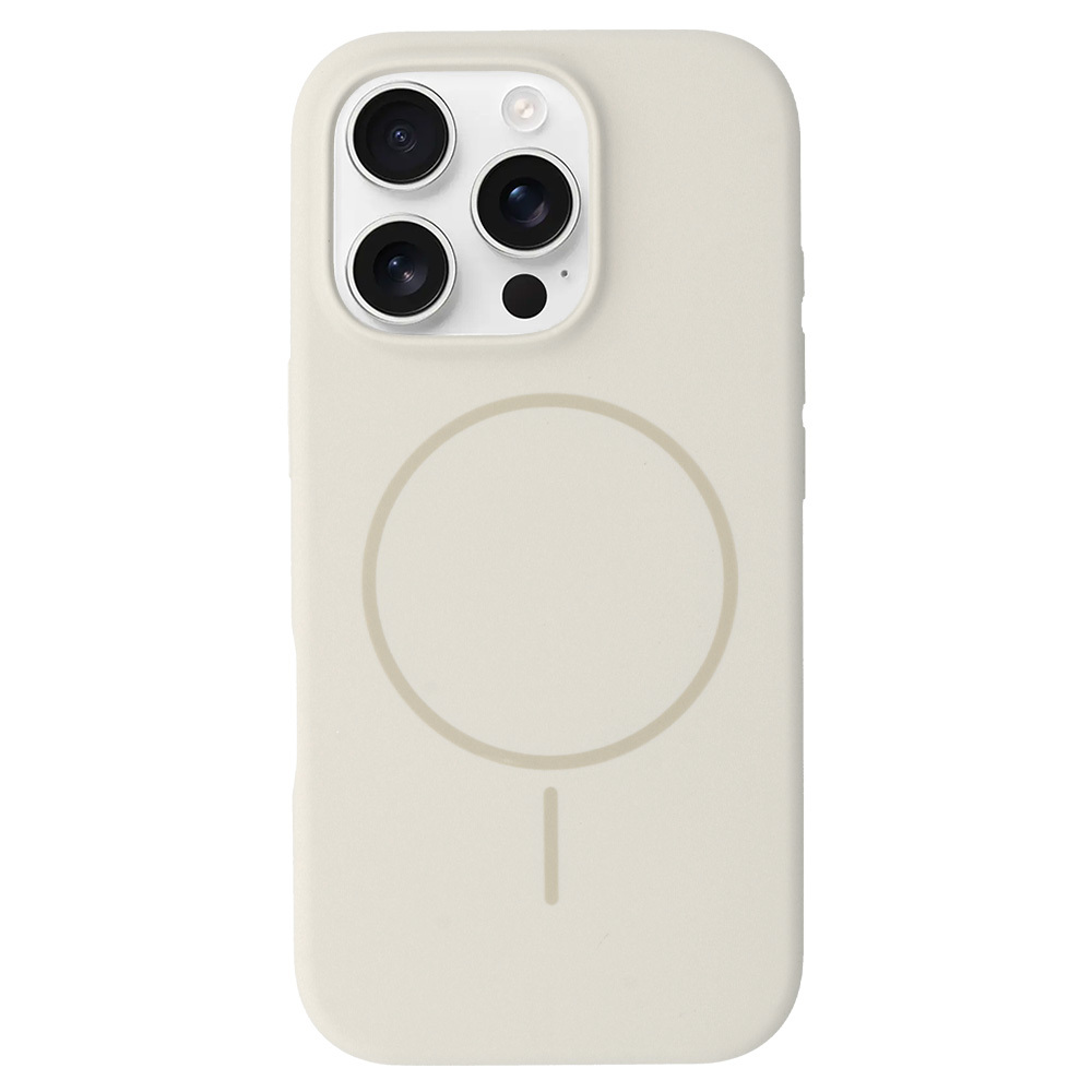 Zadní kryt Magsafe Slim Silicone pro iPhone 16 Pro Max stone