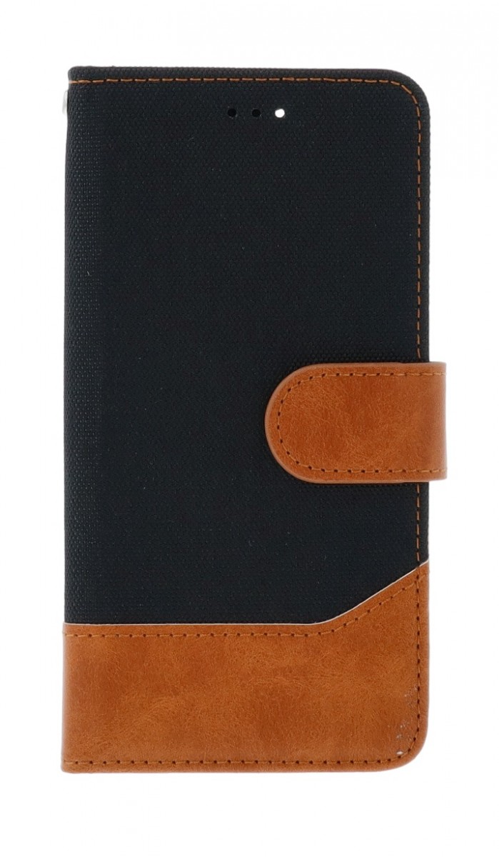 Knížkové pouzdro TopQ Jeans na mobil iPhone 16e černé