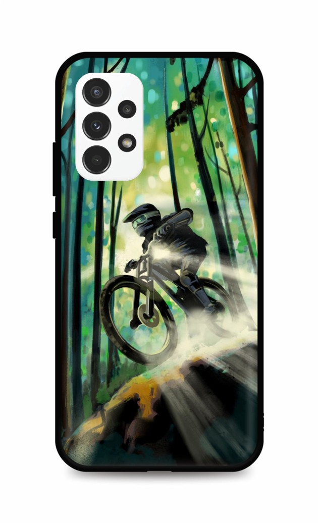Zadní kryt TopQ DARK na mobil Samsung A23 5G Mountain Bike