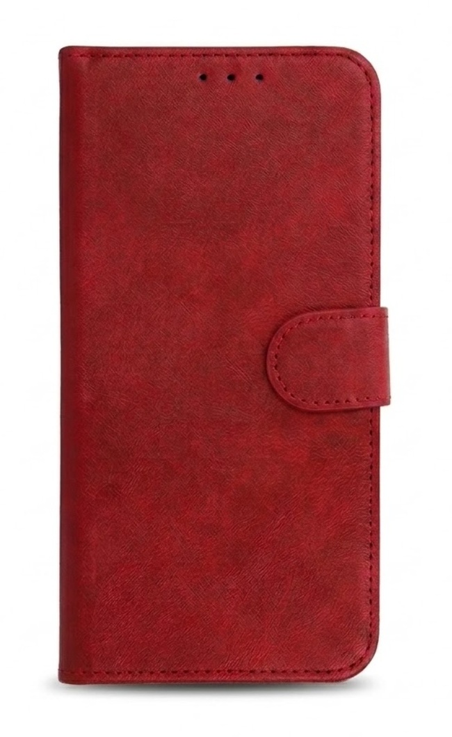 Univerzální knížkové pouzdro COMMON (SIZE XL) pro Samsung A12/A13 4G/A34 5G/A02S/Xiaomi Redmi 12 4G/12C/Note 12 4G/12 Pro 5G/Oppo A53S/A72/A92 red