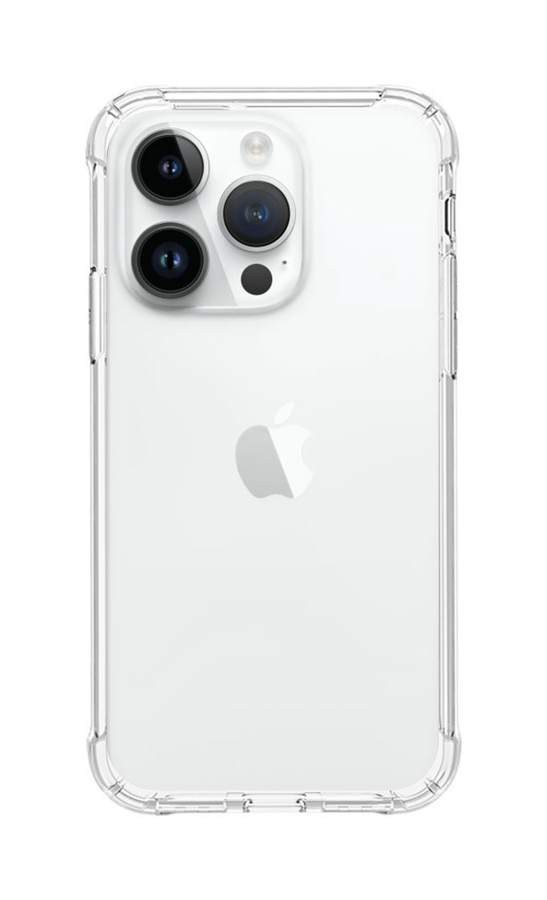 Odolný zadní kryt TopQ na mobil iPhone 14 Pro průhledný