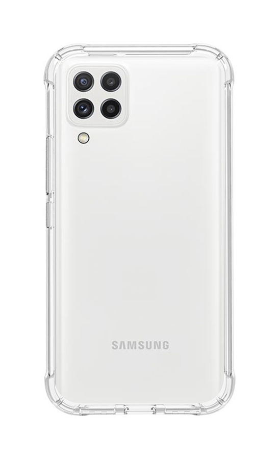 Odolný zadní kryt TopQ na mobil Samsung A22 průhledný