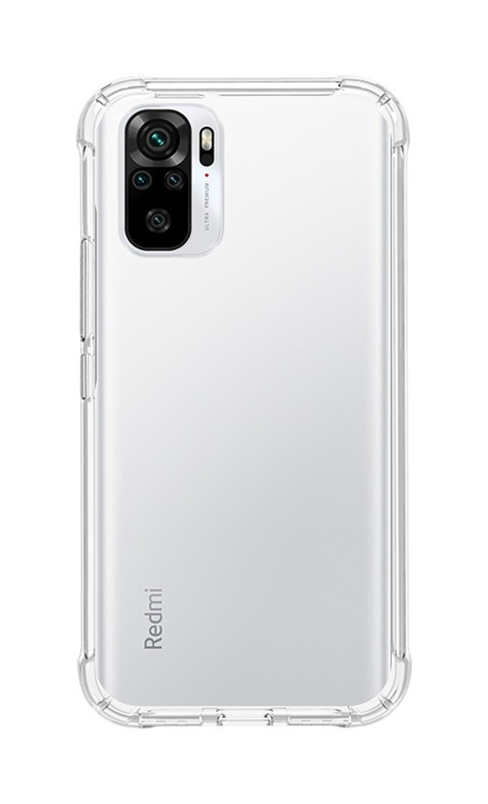 Odolný zadní kryt TopQ na mobil Xiaomi Redmi Note 10 průhledný