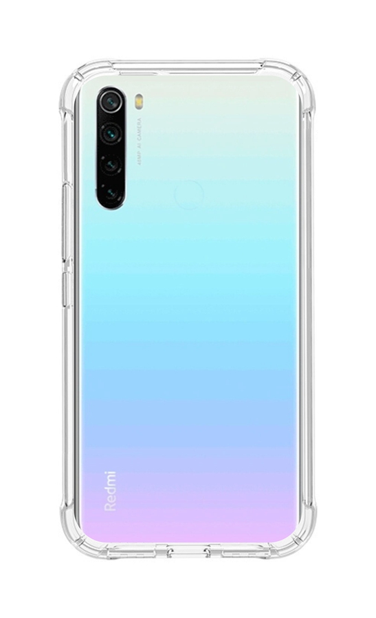 Odolný zadní kryt TopQ na mobil Xiaomi Redmi Note 8 průhledný