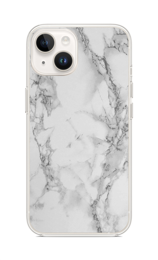 Zadní kryt TopQ STYLE na mobil iPhone 15 Mramor bílý