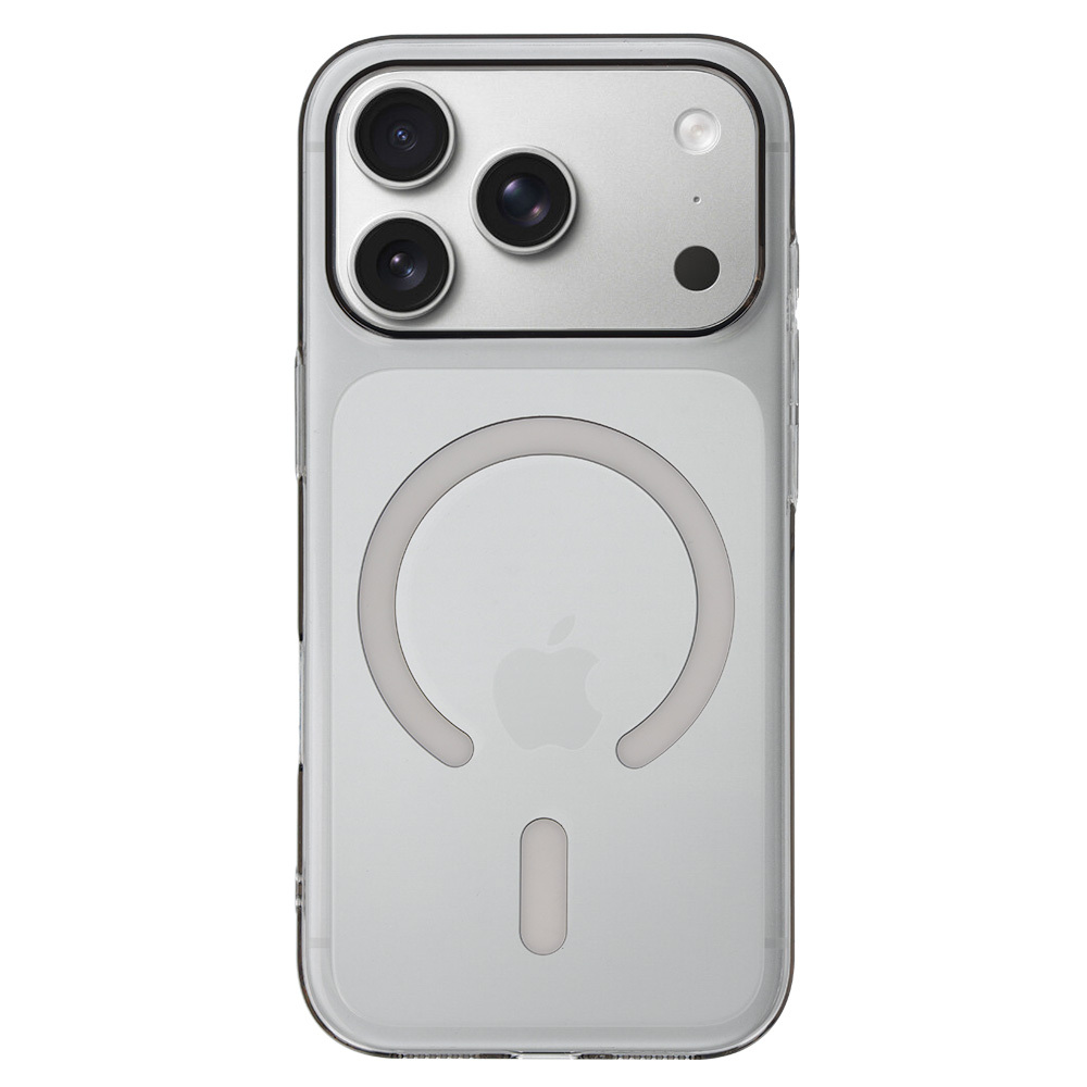 Zadní kryt Transparent Slim Magsafe pro iPhone 17 Pro grey
