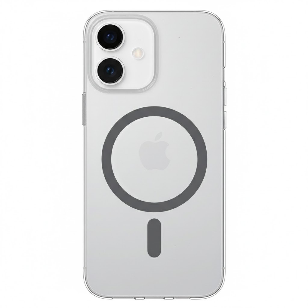 Zadní kryt Transparent Slim Magsafe pro iPhone 16 graphite