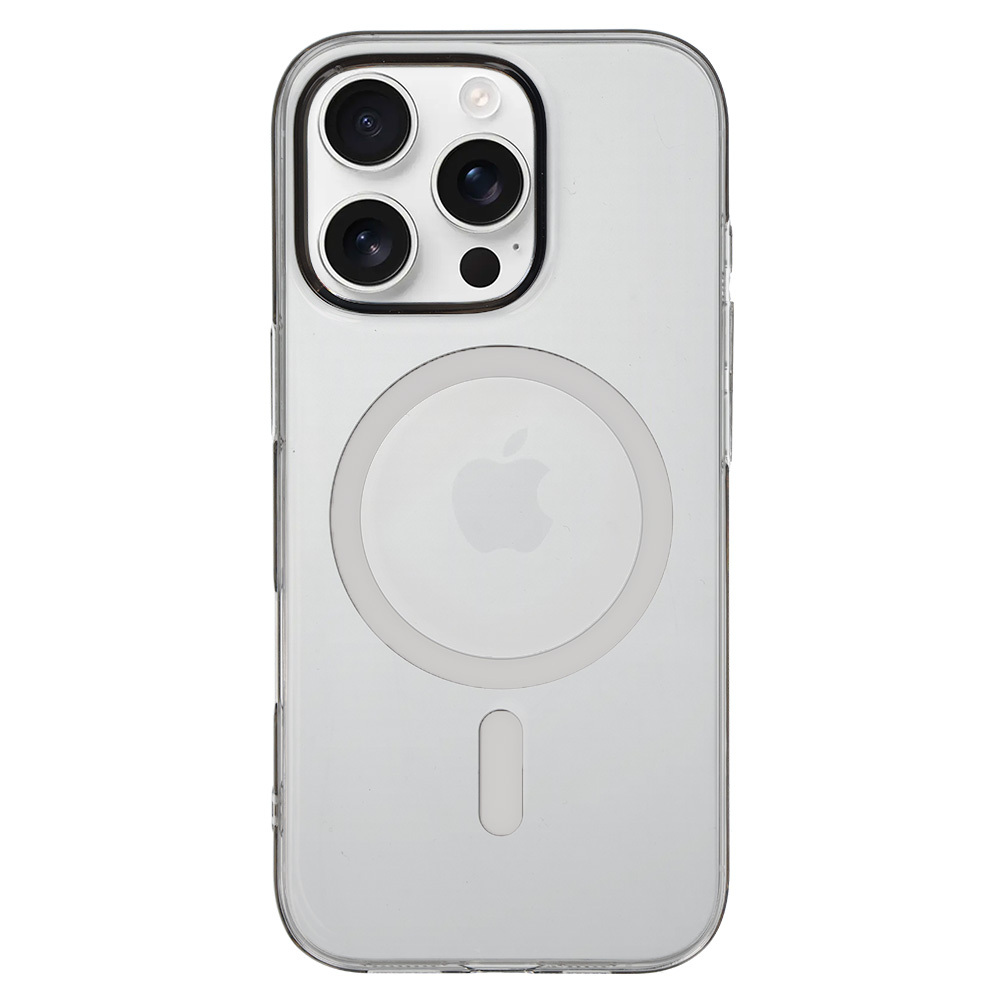 Zadní kryt Transparent Slim Magsafe pro iPhone 16 Pro grey