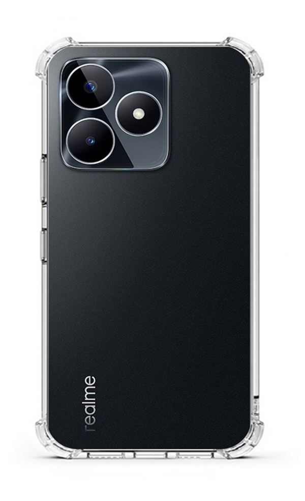 Odolný zadní kryt TopQ na mobil Realme C53 průhledný
